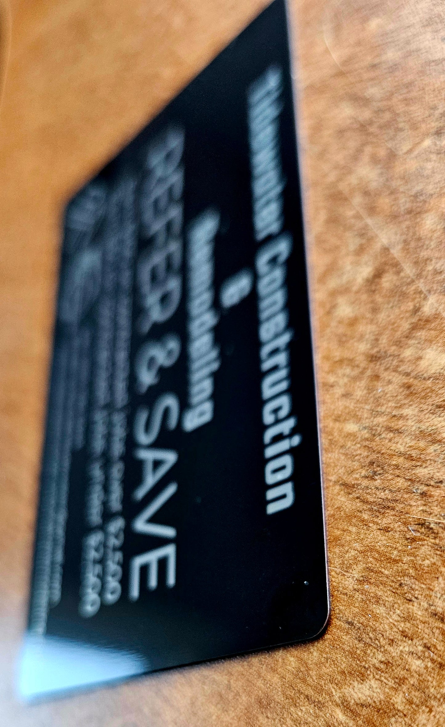 Aluminum Business Cards